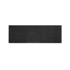 45.5 MDF Retro Console Table with Gold Accents, 2 Storage Drawers and Geometric Design