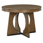 Ensemble de salle à manger vintage 5 pièces avec table à rallonge et 4 chaises
