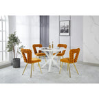 22.04 Accent Chairs with Iron Legs (Set of 2)