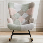 Multicolor Teddy 33.4 Rocking Chair with Glider
