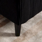 Modern 24.8 Upholstered Barrel Chair with Wood Legs and Pillows for Living Room
