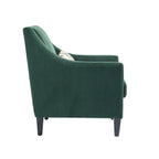 Fauteuil rembourré Emerald 26.77 avec accoudoirs incurvés