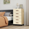 4 or 5 Layers Plastic Drawer Storage Cabinet Bedside Table with Handle