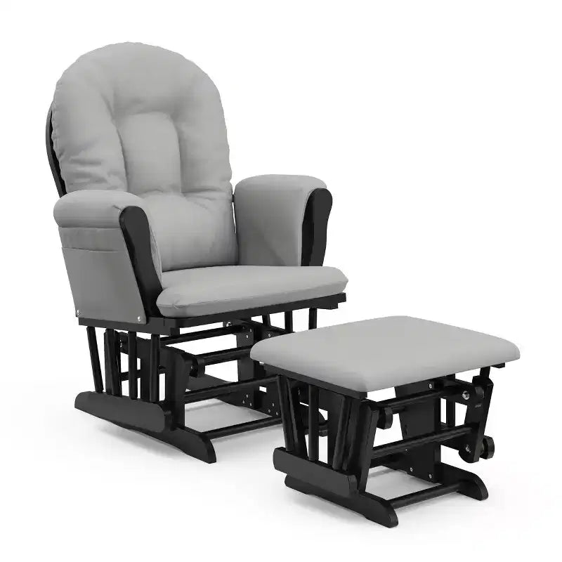 Storkcraft Hoop Glider Nursery Rocking Chair and Ottoman