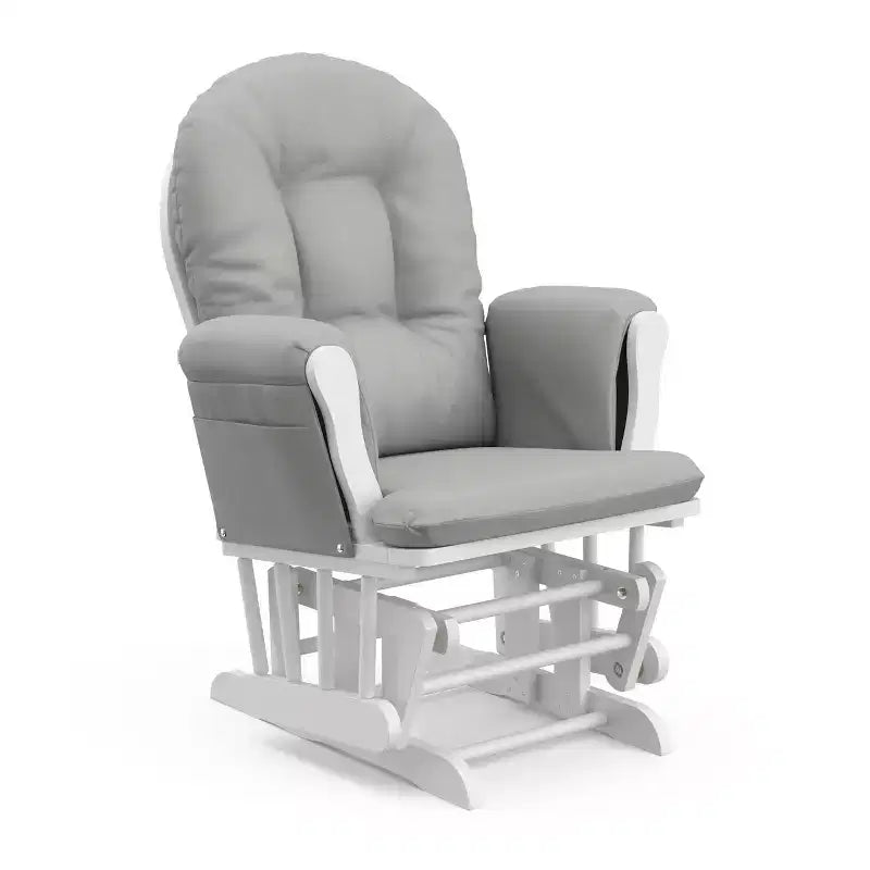 Fauteuil à bascule et repose-pieds Storkcraft Hoop Glider pour chambre de bébé