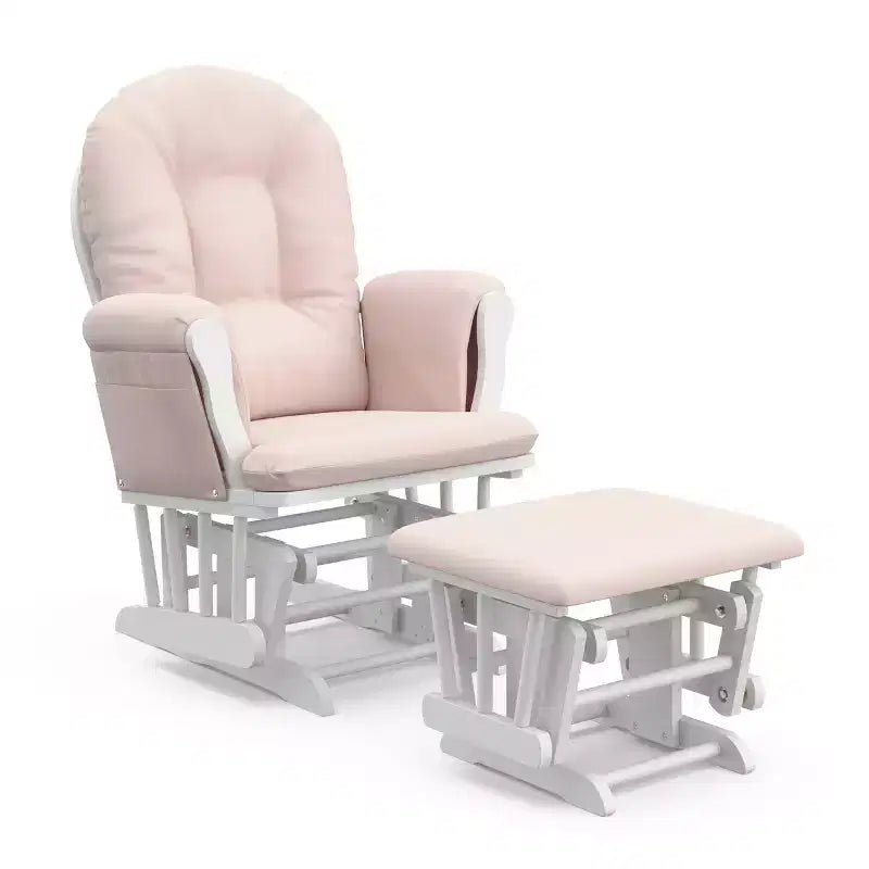 Fauteuil à bascule et repose-pieds Storkcraft Hoop Glider pour chambre de bébé