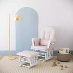 Fauteuil à bascule et repose-pieds Storkcraft Hoop Glider pour chambre de bébé
