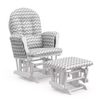 Fauteuil à bascule et repose-pieds Storkcraft Hoop Glider pour chambre de bébé