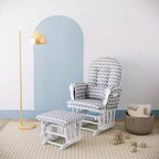 Fauteuil à bascule et repose-pieds Storkcraft Hoop Glider pour chambre de bébé