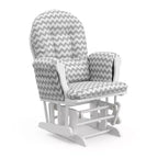 Fauteuil à bascule et repose-pieds Storkcraft Hoop Glider pour chambre de bébé