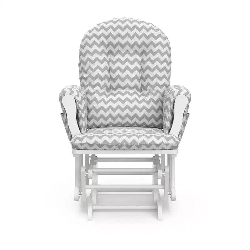 Fauteuil à bascule et repose-pieds Storkcraft Hoop Glider pour chambre de bébé