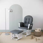 Fauteuil à bascule et repose-pieds Storkcraft Hoop Glider pour chambre de bébé