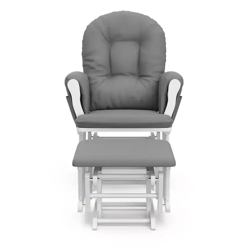 Fauteuil à bascule et repose-pieds Storkcraft Hoop Glider pour chambre de bébé