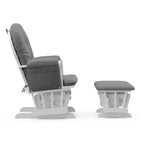 Fauteuil à bascule et repose-pieds Storkcraft Hoop Glider pour chambre de bébé