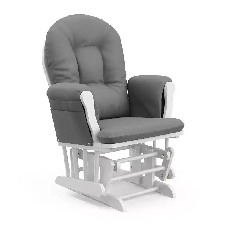 Fauteuil à bascule et repose-pieds Storkcraft Hoop Glider pour chambre de bébé
