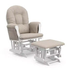 Fauteuil à bascule et repose-pieds Storkcraft Hoop Glider pour chambre de bébé