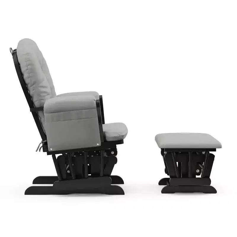 Fauteuil à bascule et repose-pieds Storkcraft Hoop Glider pour chambre de bébé