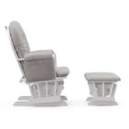Fauteuil à bascule et repose-pieds Storkcraft Hoop Glider pour chambre de bébé