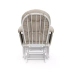 Fauteuil à bascule et repose-pieds Storkcraft Hoop Glider pour chambre de bébé