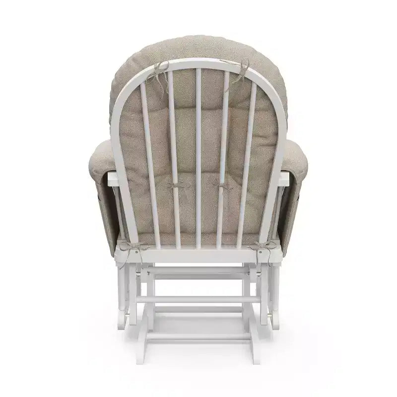 Fauteuil à bascule et repose-pieds Storkcraft Hoop Glider pour chambre de bébé