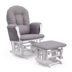 Fauteuil à bascule et repose-pieds Storkcraft Hoop Glider pour chambre de bébé