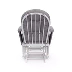 Fauteuil à bascule et repose-pieds Storkcraft Hoop Glider pour chambre de bébé