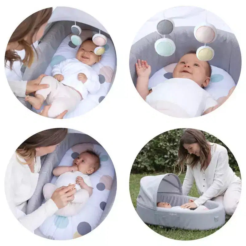Lulyboo Nid de voyage et transat portable pour bébé