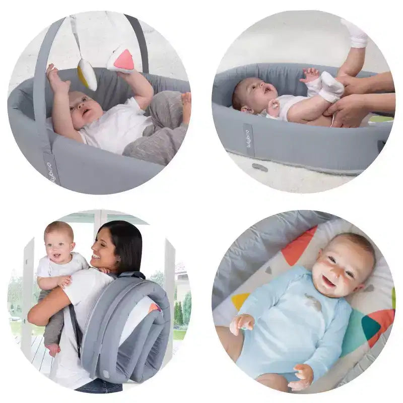 Lulyboo Nid de voyage et transat portable pour bébé