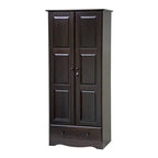 Palace Imports 100% Solid Wood Flexible Wardrobe Armoire with Metal or Wooden Knobs