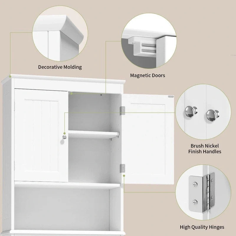 Bathroom Storage Cabinet, Toilet Storage Cabinet, Bathroom Shelf Over The Toilet, Space Saver Toilet