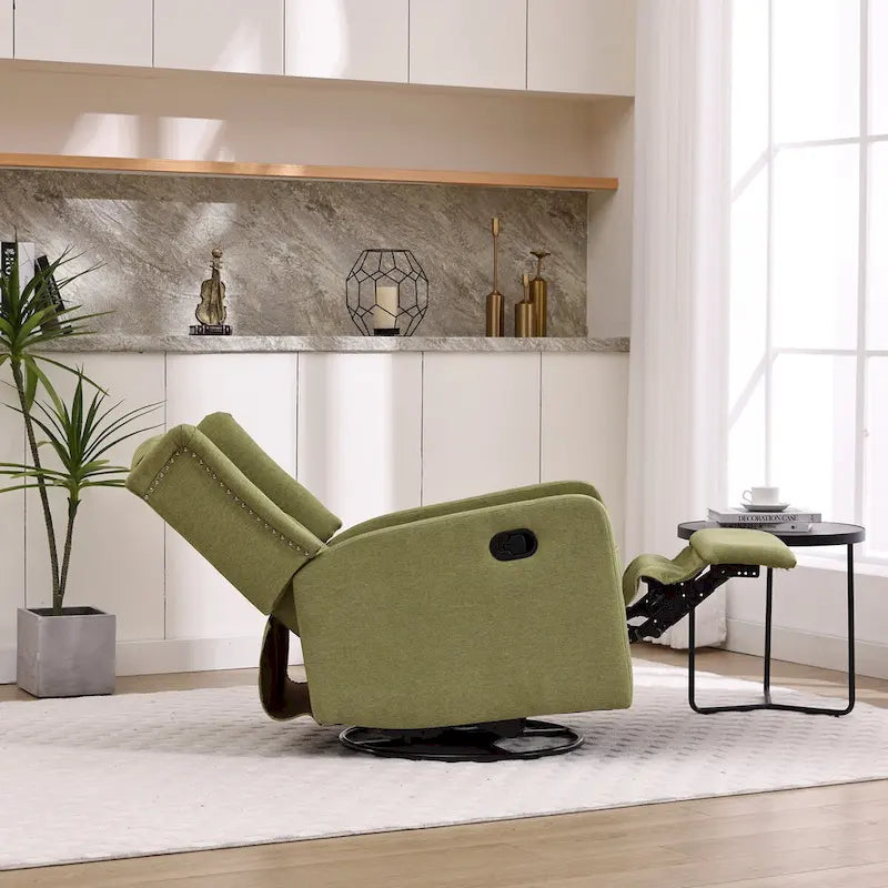 Multi-gear adjustable lounge chair 360 degrees full rotation rocking chair