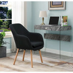 Convenience Concepts Take a Seat Charlotte Wingback Upholstered Accent Armchair