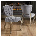 Bates Tufted Dining Chair Set 2ct - Christopher Knight Home