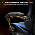 PU Leather Swivel Game Desk Chair