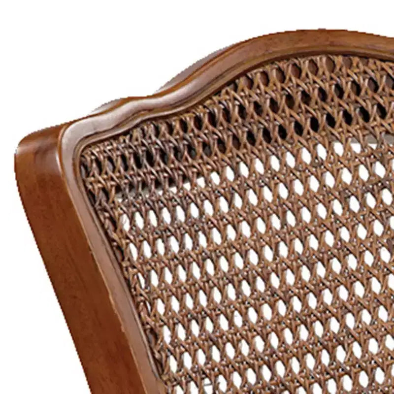 Stakmore Set of 2 French Cane Folding Chair Fruitwood