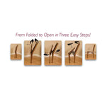 Stakmore Set of 2 French Cane Folding Chair Fruitwood