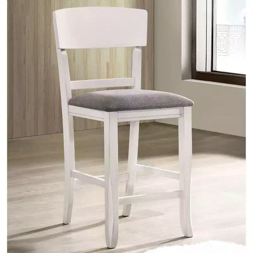 24/7 Shop At Home : Ensemble de 2 tabourets de bar Summerland hauteur comptoir, rembourrés, cadre en bois