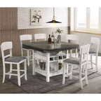 24/7 Shop At Home: Set of 2 Summerland Counter Height Barstools, Upholstered, Wood Frame