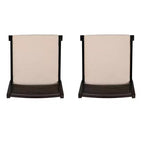 Powell Lot de 2 tabourets de bar Bessie Cane noirs