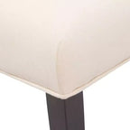 Lot de 2 chaises de salle à manger capitonnées Provence Beige - Finch