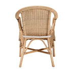 Chaise de salle à manger en rotin bali & pari Reinu Naturel