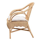 Chaise de salle à manger en rotin bali & pari Reinu Naturel