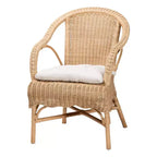 Chaise de salle à manger en rotin bali & pari Reinu Naturel
