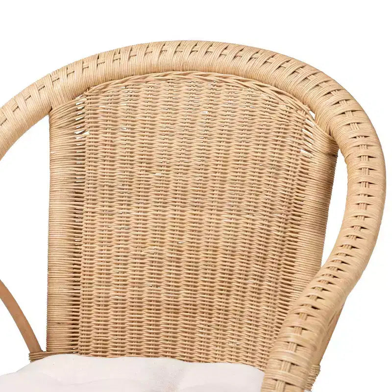 Chaise de salle à manger en rotin bali & pari Reinu Naturel