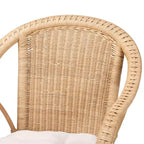 Chaise de salle à manger en rotin bali & pari Reinu Naturel