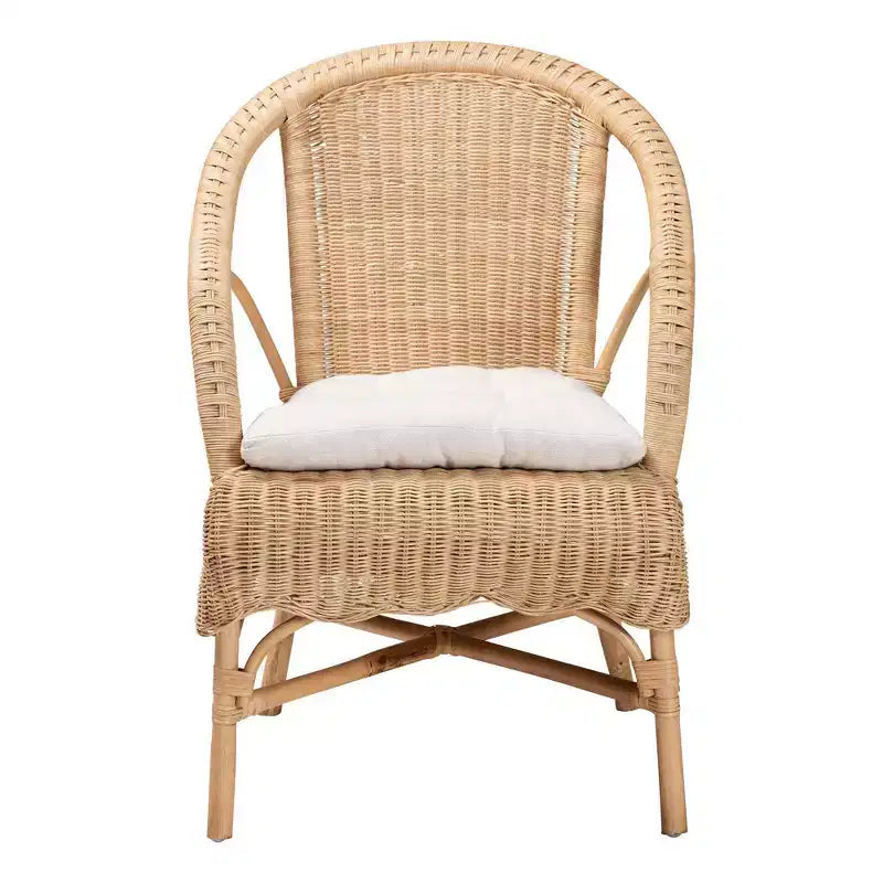 Chaise de salle à manger en rotin bali & pari Reinu Naturel