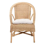 Chaise de salle à manger en rotin bali & pari Reinu Naturel