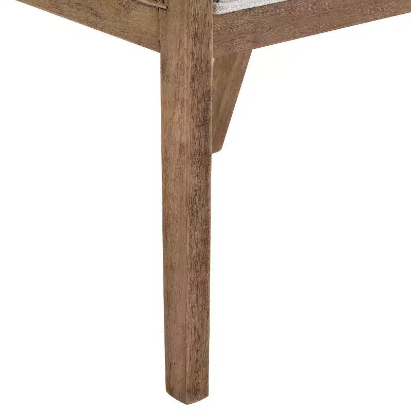 Lot de 2 chaises de salle à manger Jace en tissu rustique, bois et cannage de Christopher Knight Home, marron foncé