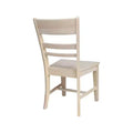 Set of 2 Quincy Armless Chairs Unfinished - International Concepts
