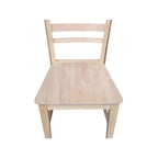 Lot de 2 chaises sans accoudoirs Quincy non finies - International Concepts